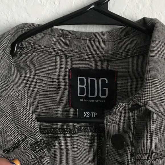 sold UO / cropped plaid jacket - Picture 4 of 5